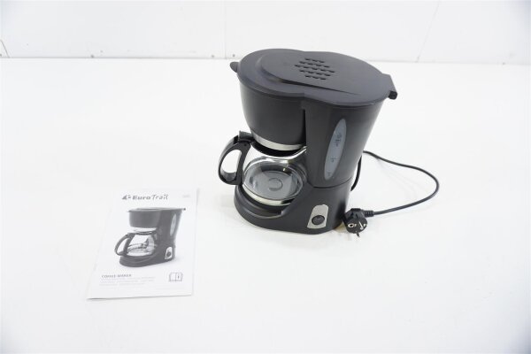 Eurotrail Grand Café Kaffeemaschine, 650W 6 Tassen Camping Caravan