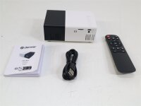 Denver PR-800B BLACK Mini-Projektor Beamer Full HD 1920x1080