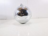 Eurolite Spiegelkugel 30 cm Echtglasfacetten Sicherungöse Discokugel Mirror