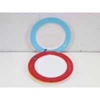 Gimex Colour Line Geschirrset, 11-teilig, Rainbow Campinggeschirr