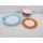 Gimex Colour Line Geschirrset, 11-teilig, Rainbow Campinggeschirr