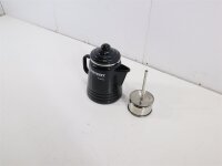 Petromax Perkomax Perkolator, Emaille, schwarz Kaffeebereiter Camping Outdoor