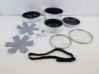 Gimex White Line Kochtopfset Koch-Set Kochgeschirr...