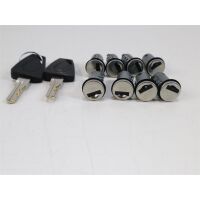 STS 53 Steckzylinder-Set, 8 Zylinder 2 Schlüssel Camping Caravan