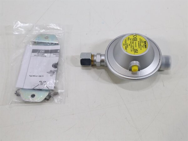 GOK Caramatic BasicOne Gasdruckregler ohne Prüfeinrichtung, ohne Manometer, RVS10, 1,2kg/h, 30mbar