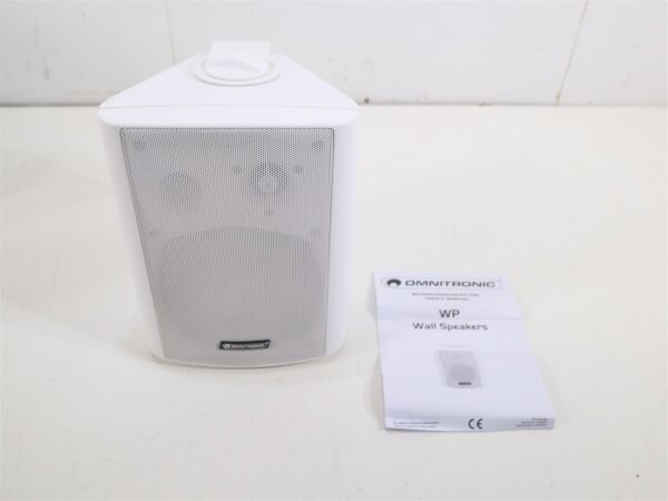 Omnitronic WP-5W ELA-Wandlautsprecher 30 Watt 2-Wege-Bassreflexsystem weiß