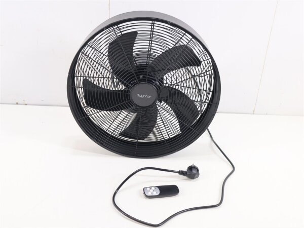 Sygonix SY-6661434 Wandventilator 50 W (Ø x H) 45 cm x 45.5 cm Schwarz