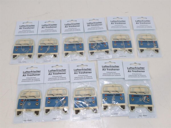 11x VW-Collection VW T3 Lufterfrischer blau Autoduft Van