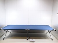 Silvi Alu-Feldbett, 210x80x46,5cm blau Liege Camping Zelt...