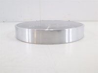 Mebus 19578 Funk Wanduhr 30cm silber/sw Funkuhr Modern