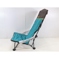 Uquip Sandy XL Strandstuhl Campingstuhl Relaxstuhl Chair Outdoor Rückenlehne 98cm petrol grau