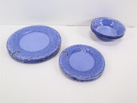 Gimex Stone Line Dekor Geschirrset, 12-teilig, blau...