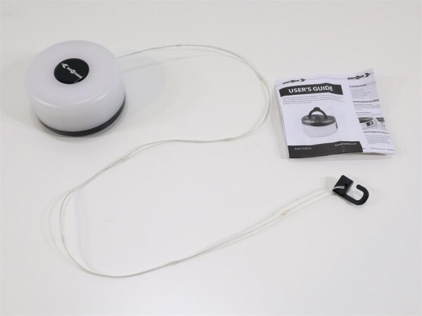 Brunner Starway LED-Akku-Campinglampe grau Outdoorlampe Lichterkette