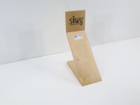 Silwy Holzaufsteller KLEIN Display unbefüllt Camping...