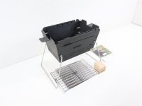 KNISTER tragbarer Outdoor Holzkohlegrill Original schwarz...