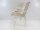 BEST Chiemsee Klappstuhl, weiß/beige, 56x53x78cm Campingstuhl Angelstuhl