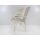 BEST Chiemsee Klappstuhl, weiß/beige, 56x53x78cm Campingstuhl Angelstuhl