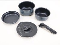 Bo-Camp Trekking Topfset, 5-teilig Kochgeschirr Camping...