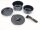 Bo-Camp Trekking Topfset, 5-teilig Kochgeschirr Camping Outdoor