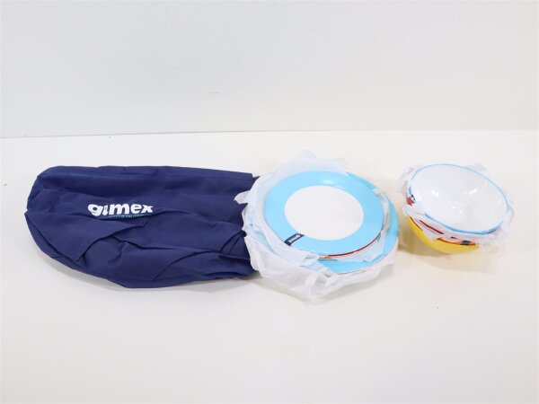 Gimex Colour Line Geschirrset, 11-teilig, Rainbow Campinggeschirr