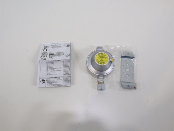 GOK Caramatic BasicOne Niederdruckregler, RVS 10, 1,2 kg/h ohne Manometer Gasdruckregler