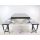McCamping Picknick-Tischgruppe 85x65cm grau Camping Outdoor