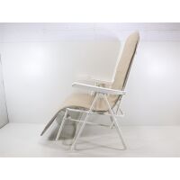 BEST Chiemsee Relaxsessel, 58x75x108 cm, beige Liegestuhl...