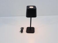 Brunner Quadrilux Tischlampe, mit Akku, schwarz...