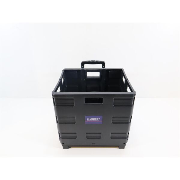 Carbest Transportwagen mit Faltbox, Tragkraft 35kg Einkaufswagen