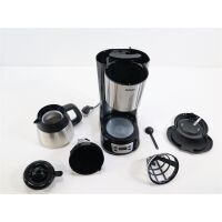 Domo Kaffeemaschine mit Thermoskanne, 0,9L 1000W Camping