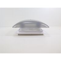 MPK VisionVent S pro (Modell 27P) Dachhaube, 28x28cm, Rauchglas, weiß, mit Moskitonetz, signalweiß