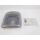 MPK VisionVent S pro (Modell 27P) Dachhaube, 28x28cm, Rauchglas, weiß, mit Moskitonetz, signalweiß