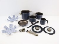Brunner Torralta Topfset, blau, 7-teilig, Ø20cm...