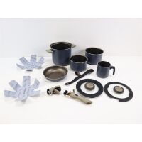 Brunner Torralta Topfset, blau, 7-teilig, Ø20cm Kochset