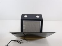 respekta Skala CH89060S A++ Kopffreihaube, 60 cm breit, Touch-Control, 9 Geschwindigkeitsstufen, Timer, Abluft oder Umluft, Glas schwarz