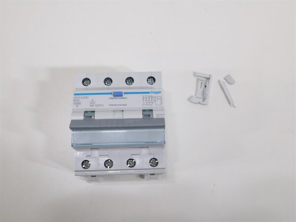 Hager ADX440D Fehlerstrom-Leitungsschutzschalter 4P 10kA B-40A 30mA Typ A
