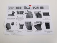 Wecamp Modus Schuhschrank 88x34x51cm grau Campingschrank unvollständig