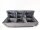 Wecamp Modus Schuhschrank 88x34x51cm grau Campingschrank unvollständig