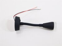 Carbest LED Spot mit flexiblem Arm, 12V/1,8W, schwarz/matt