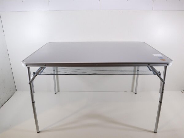 Bo-Camp Premium Campingtisch mit Netz, 118x78cm, grau