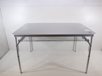 Bo-Camp Premium Campingtisch mit Netz, 118x78cm, grau