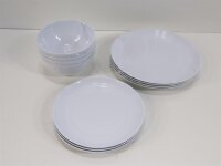 Flamefield Cool White Geschirrset , 11-teilig...