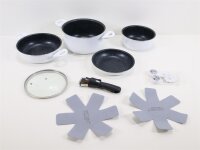 Gimex White Line Kochtopfset Koch-Set Kochgeschirr...