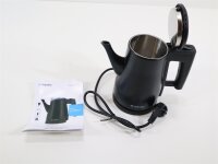 Mestic MWC-120 Wasserkocher, 0,8L, 800W, schwarz Camping