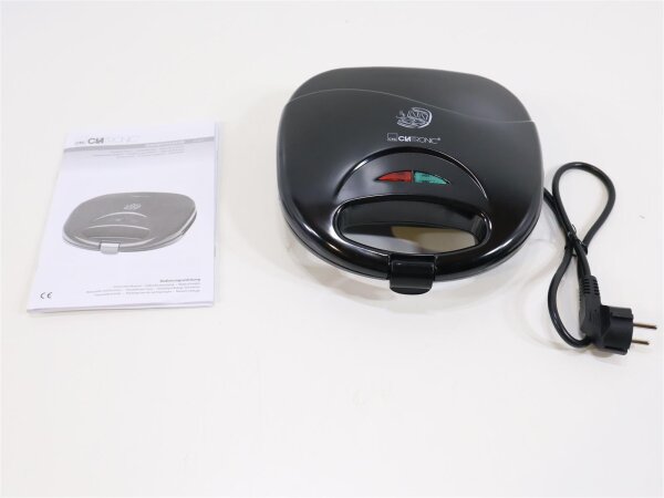 Clatronic ST 3477 Sandwichmaker Sandwichtoaster Schwarz