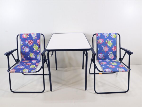 Best Kinder Möbelset Tisch Falttisch Klappstuhl Kindersessel Camping Garten Outdoor