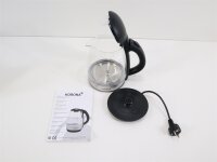KORONA 20608 Glas Wasserkocher 1,2L beleuchtet kabellos...