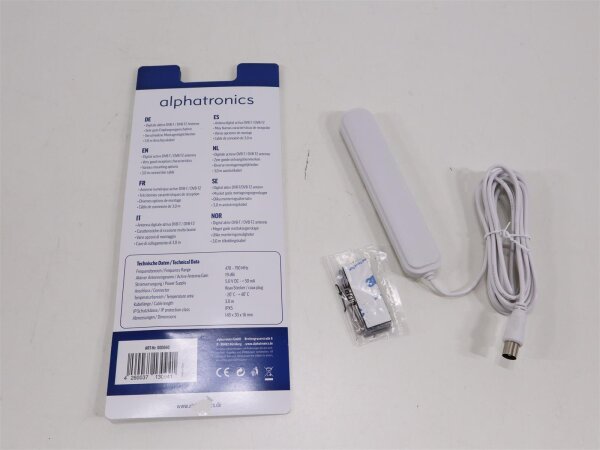 Alphatronics AN-1 DVB-T/T2 Antenne mit Verstärker