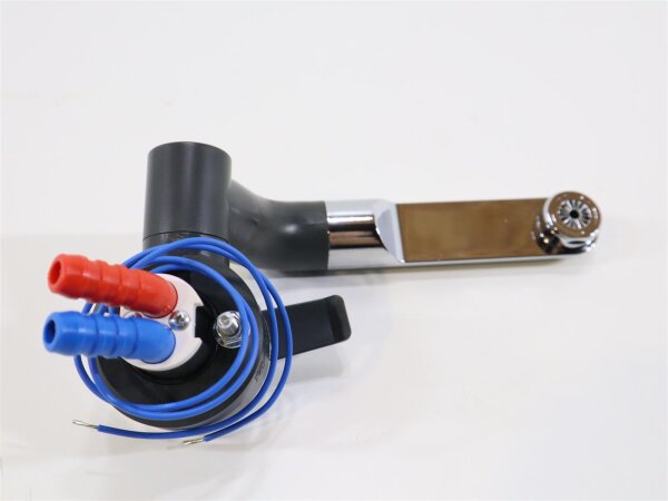Barwig Perfect Einhebel-Mischerarmatur, Ø27mm, Tülle, Mikroschalter, anthrazit/chrom