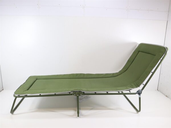 BEST Chiemsee Sonnenliege grün 60x180x23cm Gartenliege Camping